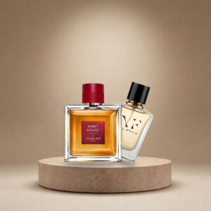 Homme habit rouge guerlain